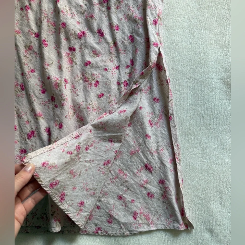 Pink Rose | Floral Matching Skirt Set